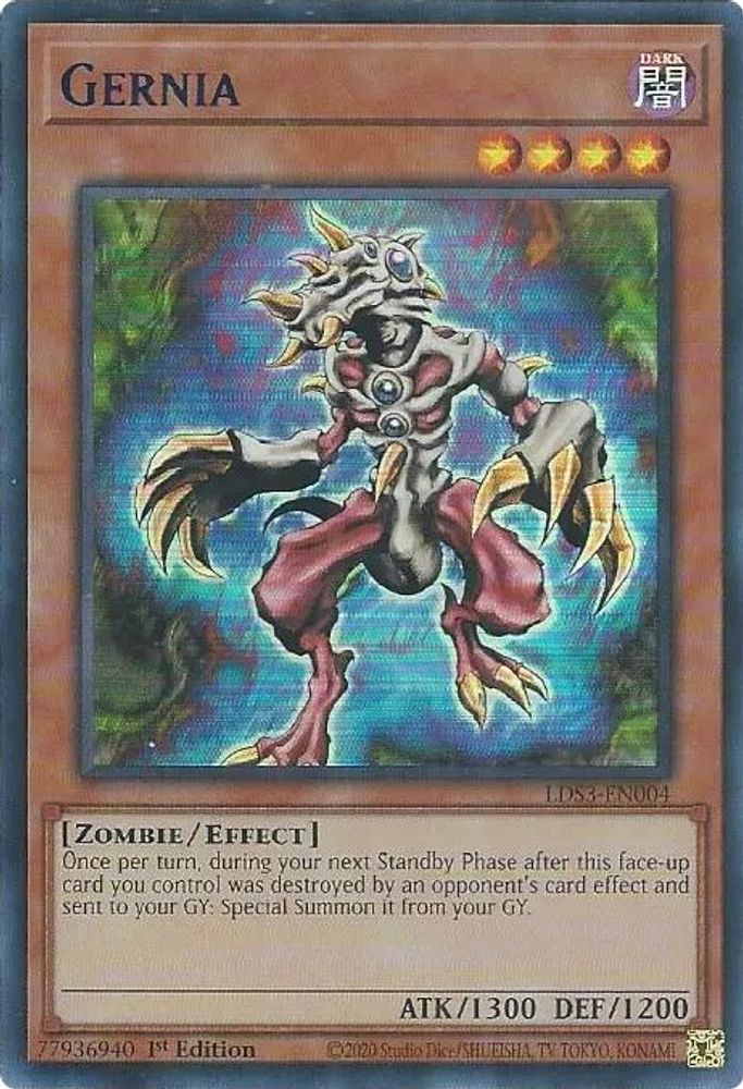 Gernia (Blue) (LDS3-EN004) - Ultra Rare