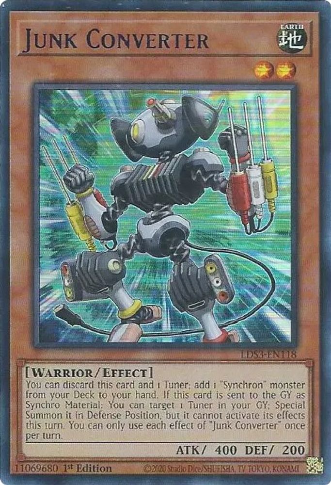 Junk Converter (Blue) (LDS3-EN118) - Ultra Rare