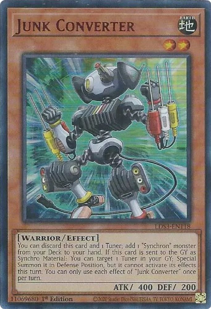 Junk Converter (Red) (LDS3-EN118) - Ultra Rare