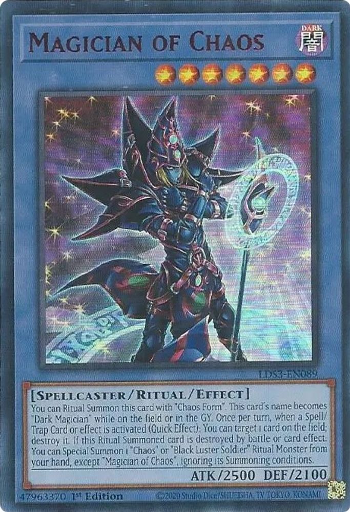 Magicien du Chaos (Rouge) [LDS3-EN089] Ultra Rare 