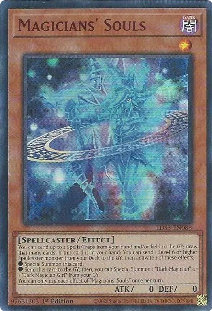 Magicians' Souls (Red) (LDS3-EN088) - Ultra Rare