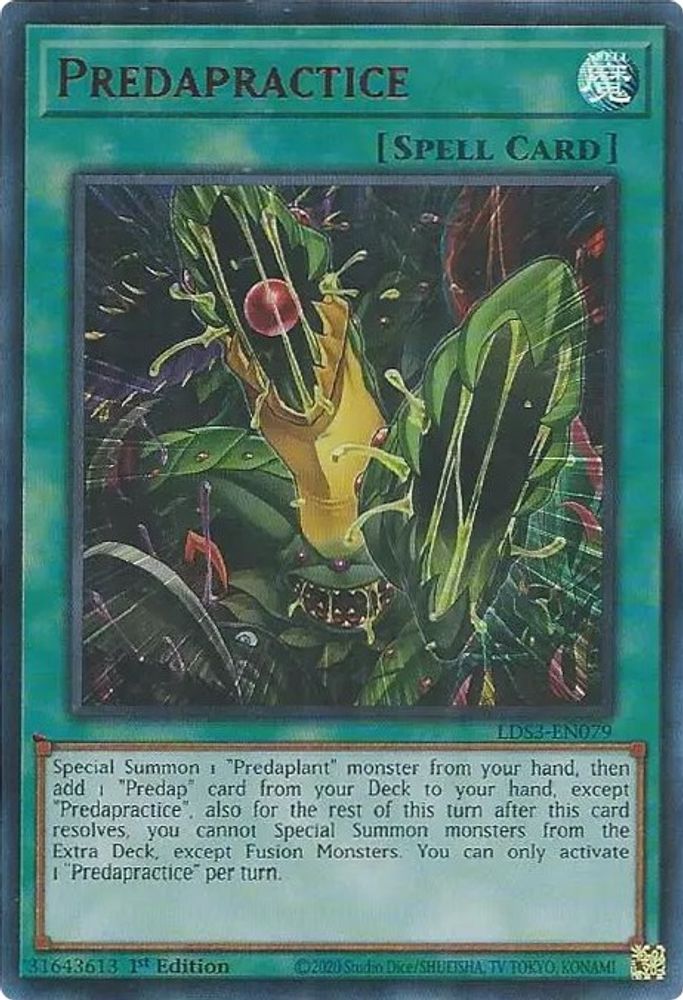Predapractice (Red) (LDS3-EN079) - Ultra Rare