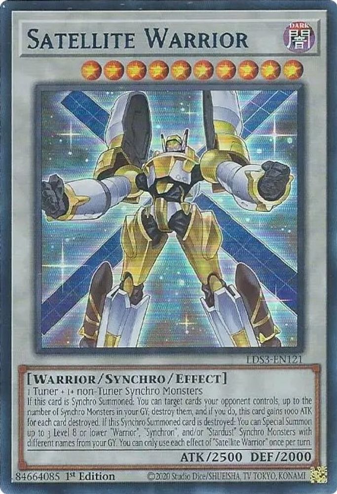 Satellite Warrior (Bleu) [LDS3-EN121] Ultra Rare 