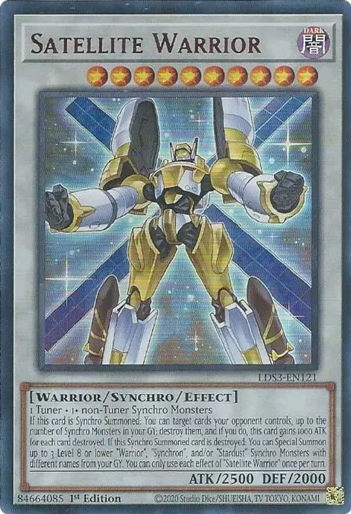 Satellite Warrior (Red) (LDS3-EN121) - Ultra Rare