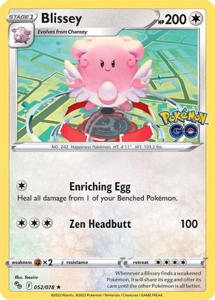 Blissey 052  - Holofoil - Holo Rare