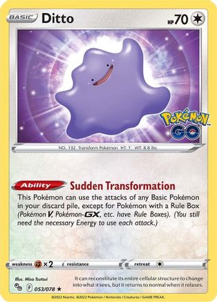 Ditto 053  - Holofoil - Holo Rare