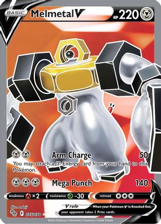 Melmetal V (Full Art) 75/78 - Pokemon GO Holofoil