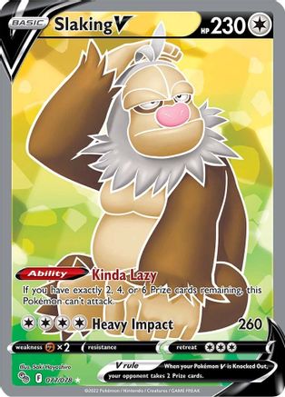 Slaking V (Full Art) 077  - Holofoil - Ultra Rare