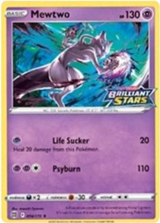 Mewtwo (056/172) (Étoiles brillantes estampillées) [Épée et bouclier : Étoiles brillantes] 