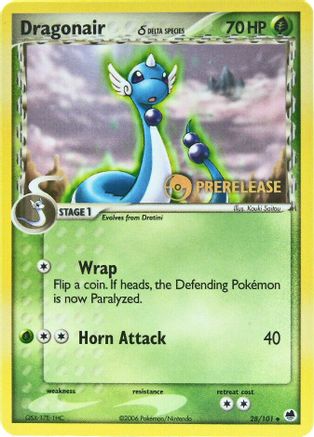 Dragonair (Delta Species) - 28/101 (Prerelease)/101  - Promo