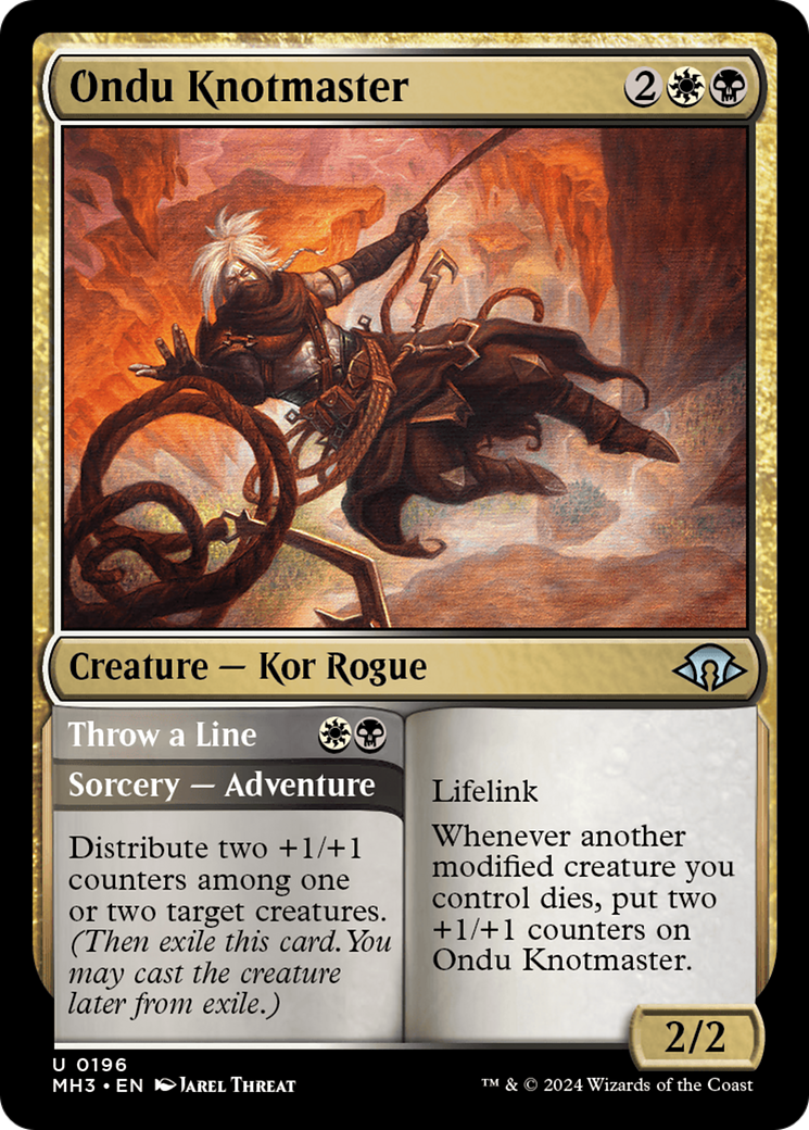 Ondu Knotmaster // Lancer une ligne [Modern Horizons 3] 
