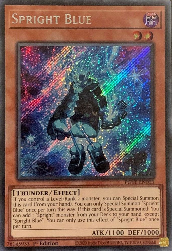 Bleu vif [POTE-EN003] Secret Rare 