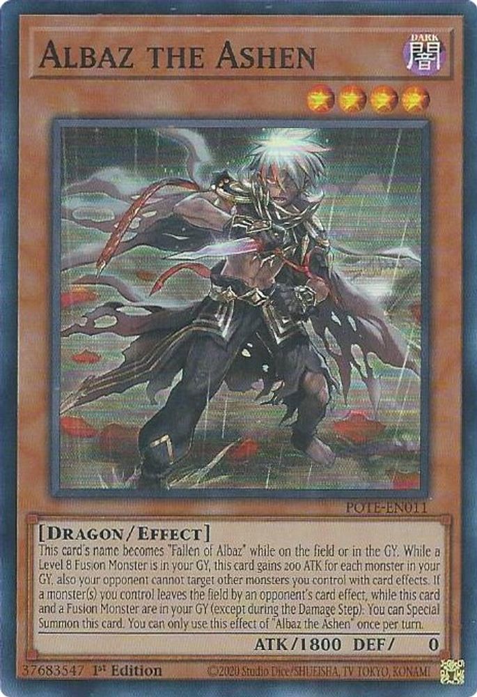 Albaz the Ashen (POTE-EN011) - Super Rare