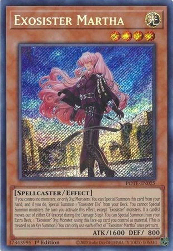 Exosister Martha (POTE-EN025) - Secret Rare