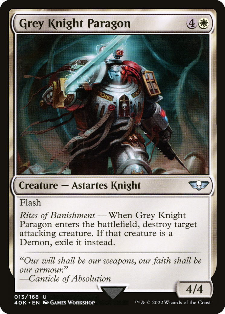 Parangon du Chevalier Gris [Warhammer 40,000] 