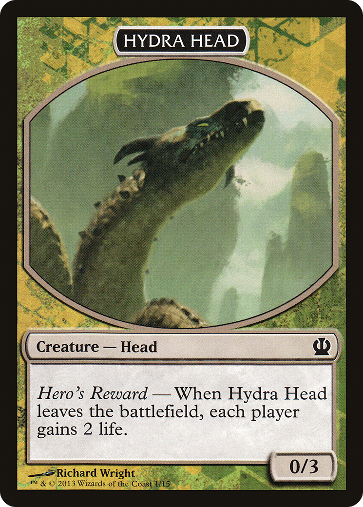 Jeton de tête d'hydre [Theros fait face à l'hydre] 