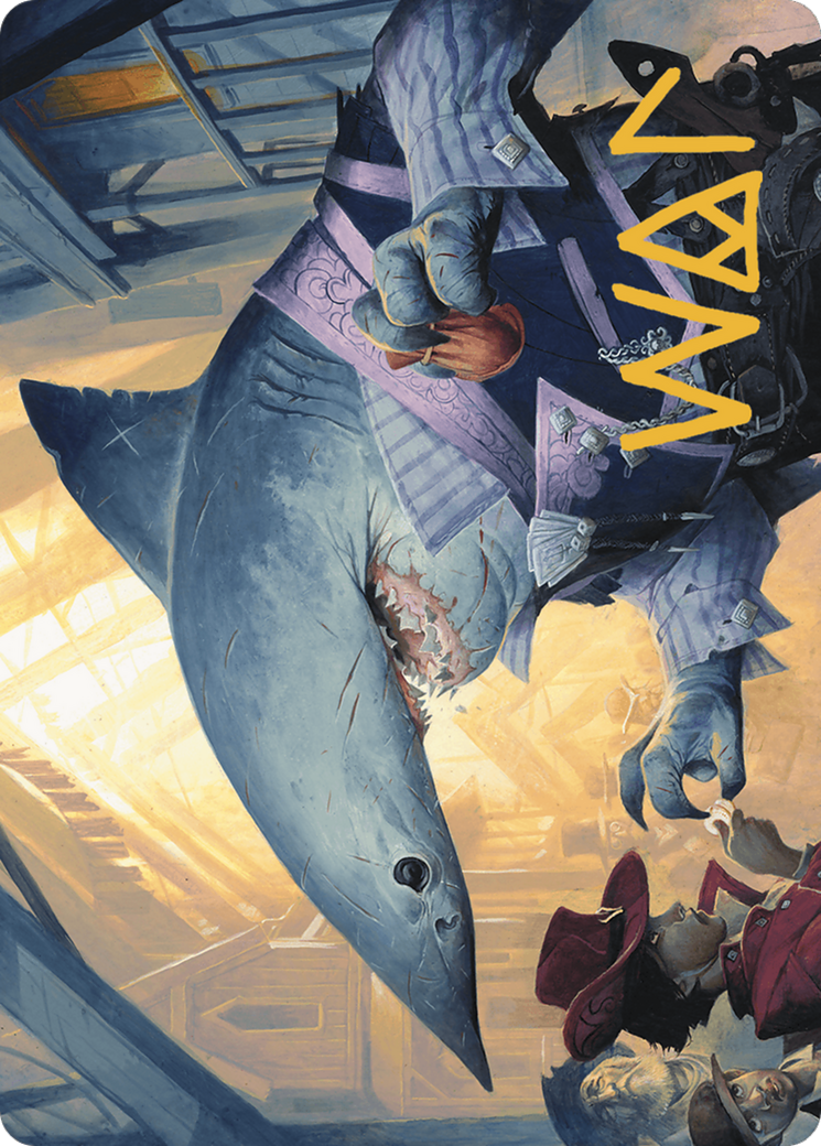 Loan Shark // Loan Shark (AOTJ-006) - Outlaws of Thunder Junction Art Series (Borderless)