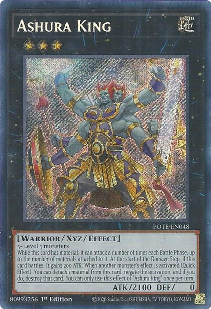 Roi Ashura [POTE-EN048] Secret Rare 