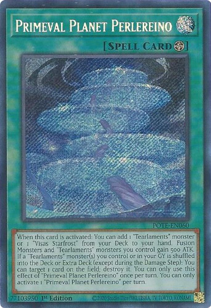 Primeval Planet Perlereino (POTE-EN060) - Secret Rare