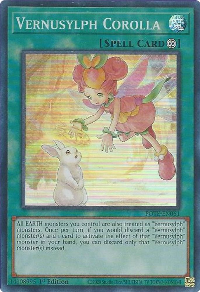 Vernusylph Corolle [POTE-EN061] Super Rare 