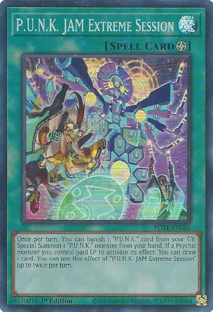 P.U.N.K. JAM Extreme Session (POTE-EN065) - Super Rare