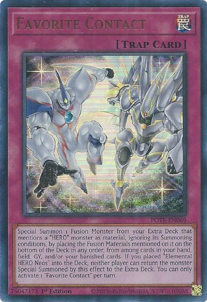 Favorite Contact (POTE-EN069) - Ultra Rare