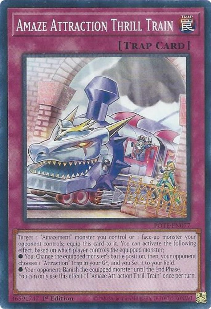 Amaze Attraction Thrill Train (POTE-EN077) - Common