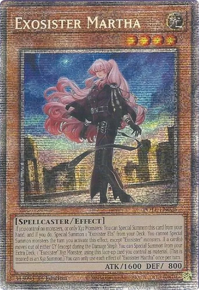 Exosister Martha [POTE-EN025] Starlight Rare 