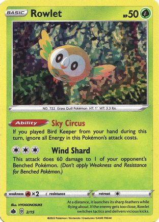Rowlet (2/15) [Promos McDonald's : Match Battle] 