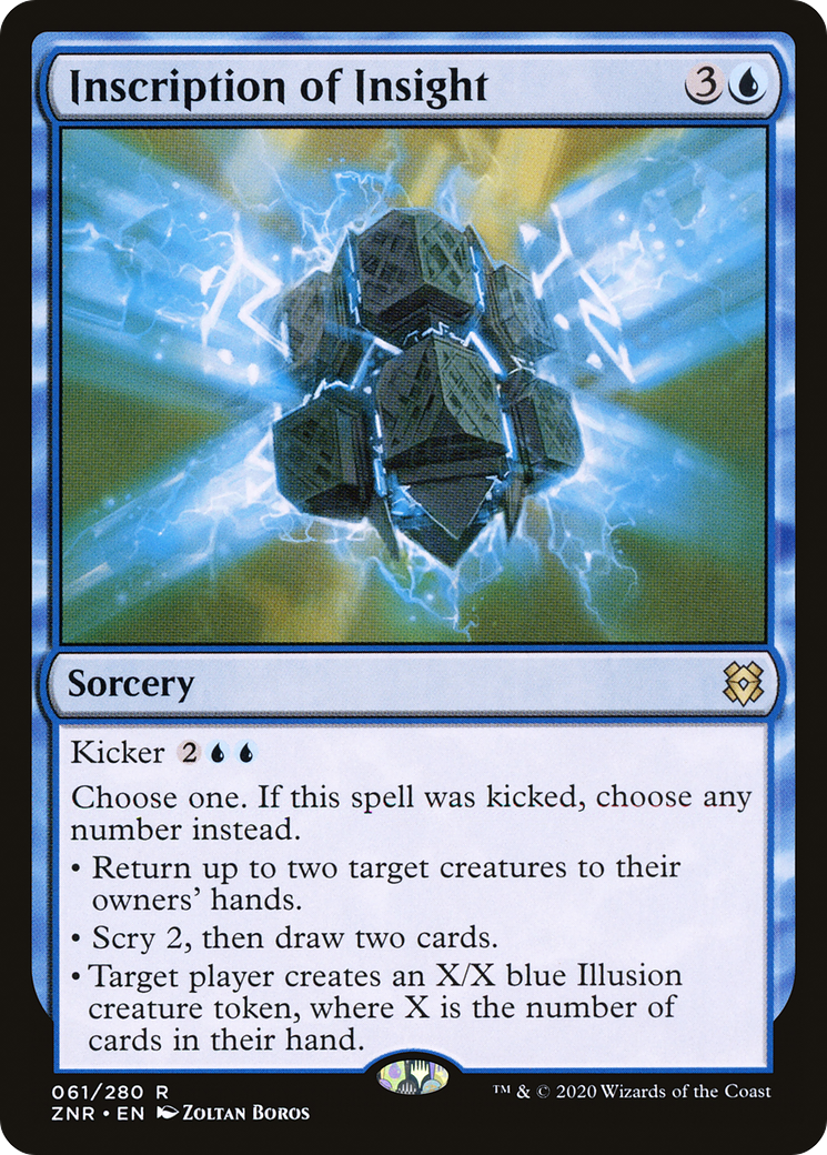 Inscription de Insight [Zendikar Rising] 