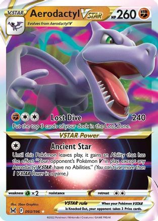 Aerodactyl VSTAR 093  - Holofoil - Ultra Rare