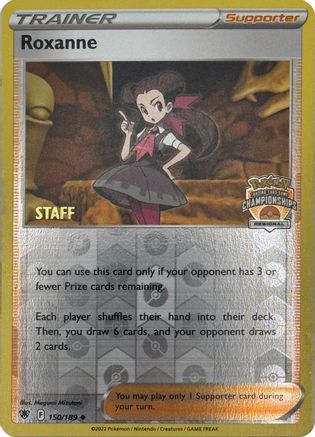 Roxanne - 150/189 (Regional Championships) [Staff]/189  - Reverse Holofoil - Promo