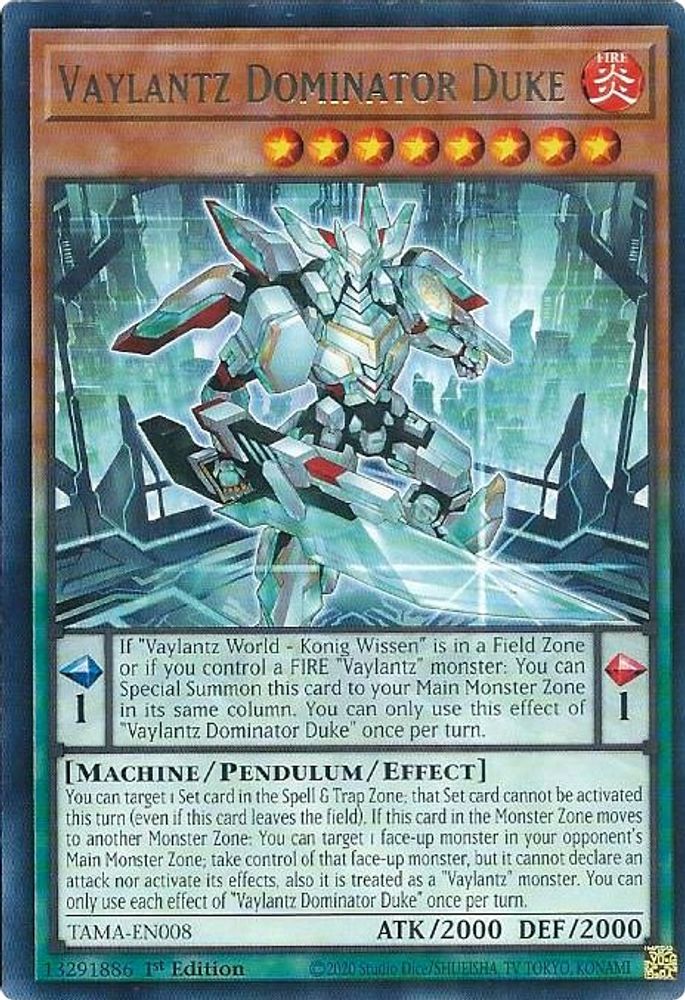 Vaylantz Dominator Duke (TAMA-EN008) - Rare