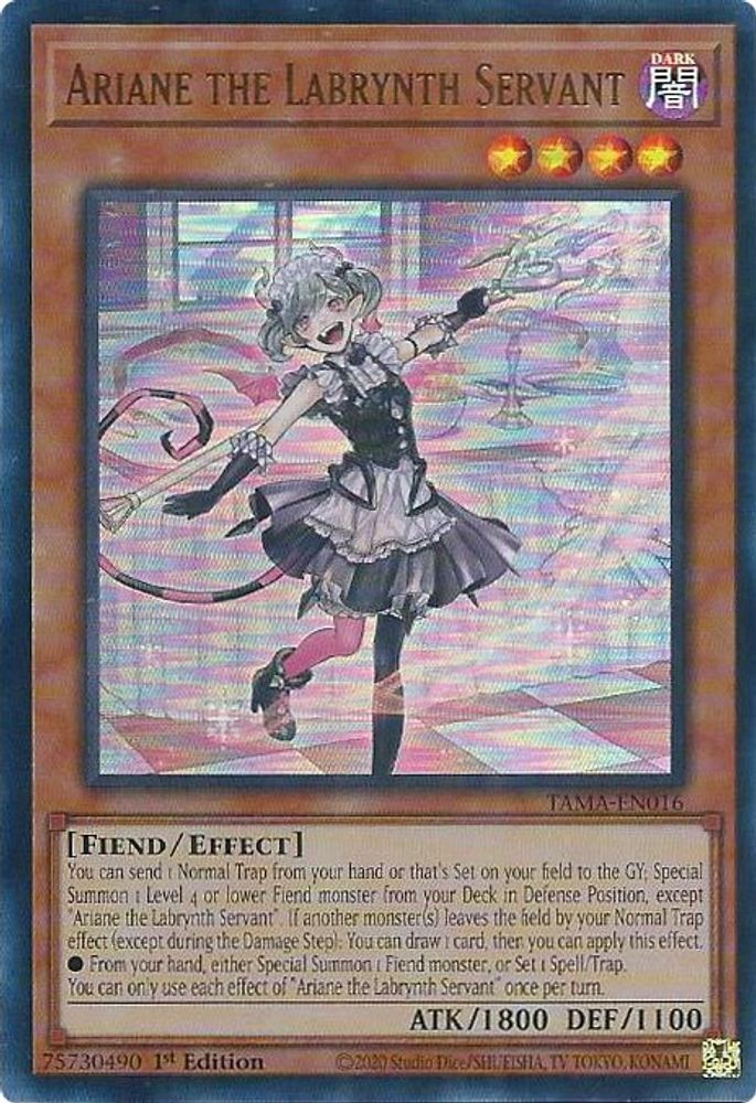 Ariane the Labrynth Servant (TAMA-EN016) - Ultra Rare