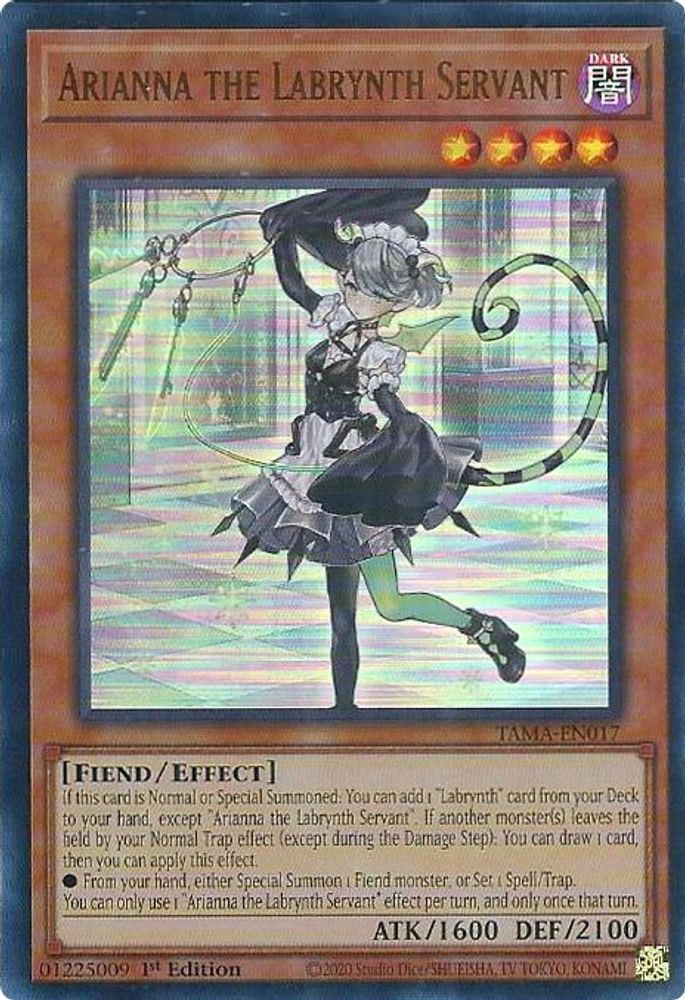 Arianna the Labrynth Servant (TAMA-EN017) - Ultra Rare