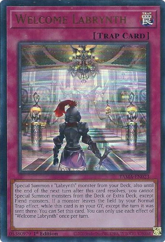 Welcome Labrynth (TAMA-EN023) - Ultra Rare