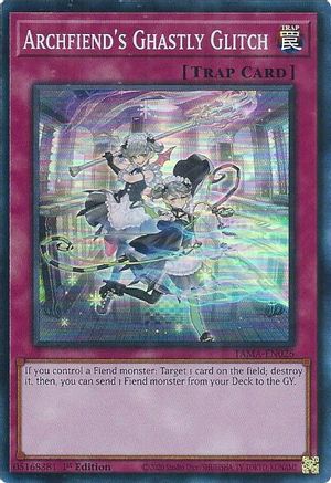 Archfiend's Ghastly Glitch (TAMA-EN026) - Tactical Masters 1st Edition