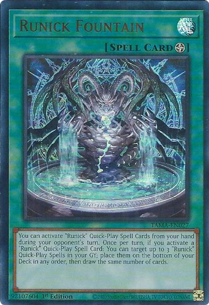 Fontaine Runick [TAMA-EN027] Ultra Rare 