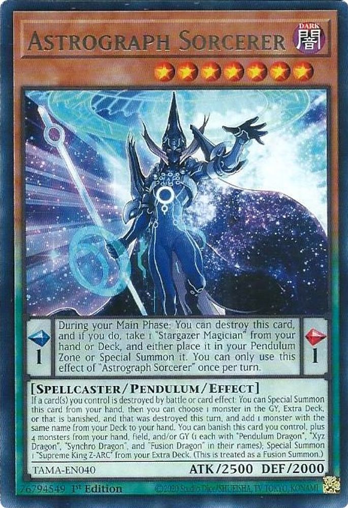 Astrograph Sorcerer (TAMA-EN040) - Rare