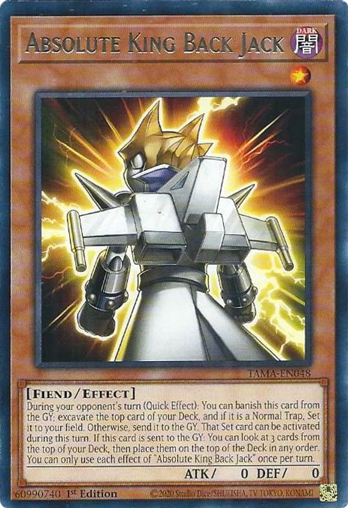 Absolute King Back Jack [TAMA-EN048] Rare 