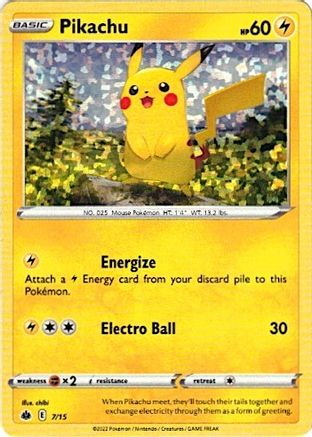 Pikachu 007/15  - Holofoil - Promo
