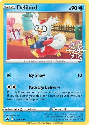 Delibird (Holiday Calendar) 032/198  - Holofoil - Promo