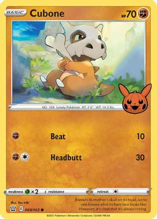 Cubone (069/163) [Des bonbons ou un échange] 