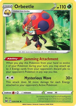 Orbeetle 020  - Holofoil - Holo Rare