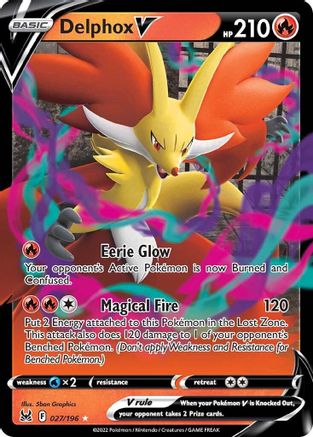 Delphox V 027  - Holofoil - Ultra Rare