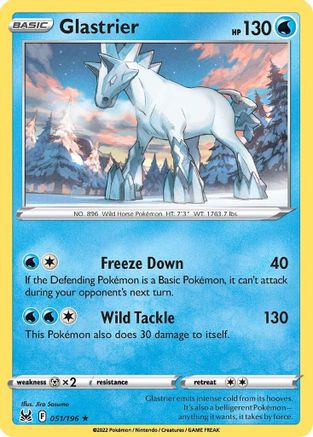 Glastrier 051  - Holofoil - Holo Rare