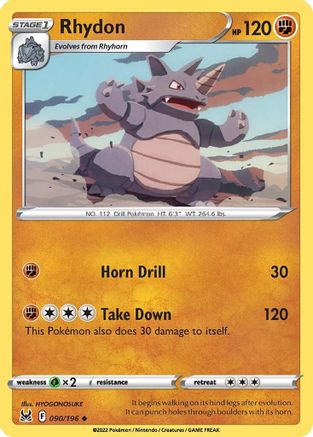 Rhydon 090  - Uncommon