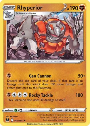 Rhyperior 091  - Rare