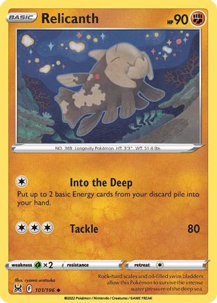 Relicanth 101  - Uncommon