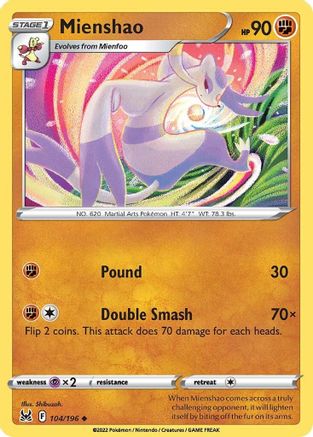 Mienshao 104  - Uncommon